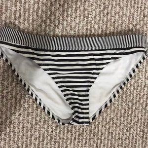 Striped bikini bottom